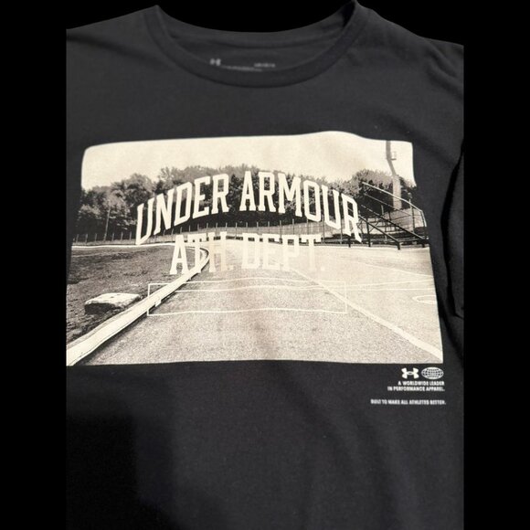 Under Armour "Athletic Department" T-shirt Black (Large) - Picture 1 of 3